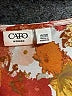 Cato 100% Polyester Orange Short Sleeve Blouse Size 18 - photo 7