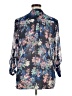Kut from the Kloth 100% Polyester Floral Blue 3/4 Sleeve Blouse Size XL - photo 2