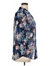 Kut from the Kloth 100% Polyester Floral Blue 3/4 Sleeve Blouse Size XL - photo 4