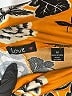 Love Print Orange Casual Pants Size M - photo 7