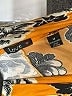 Love Print Orange Casual Pants Size M - photo 8
