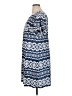 Perceptions Print Blue Casual Dress Size 1X - photo 5