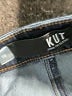 Kut from the Kloth Solid Blue Jeans Size 16 - photo 4