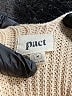 Pact 100% Organic Cotton Tan Pullover Sweater Size M - photo 7