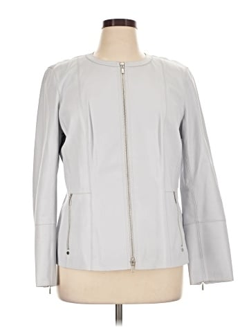 Lafayette 148 New York Leather Jacket (view 1)