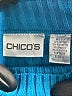 Chico's Teal Silk Pullover Sweater Size Med (1) - photo 7