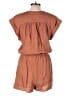 Cloth & Stone 100% Linen Solid Brown Romper Size L - photo 2