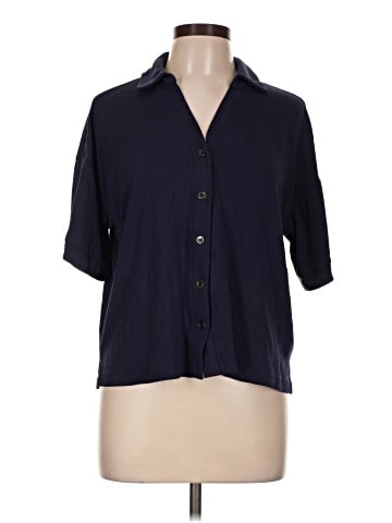 Cable & Gauge Short Sleeve Blouse (view 1)