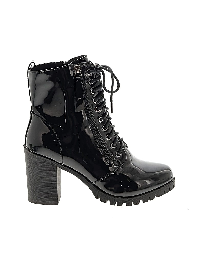 Pre-owned Forever Ankle Boots In Black
