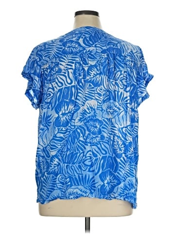 Blue Ginger Short Sleeve Blouse (view 2)