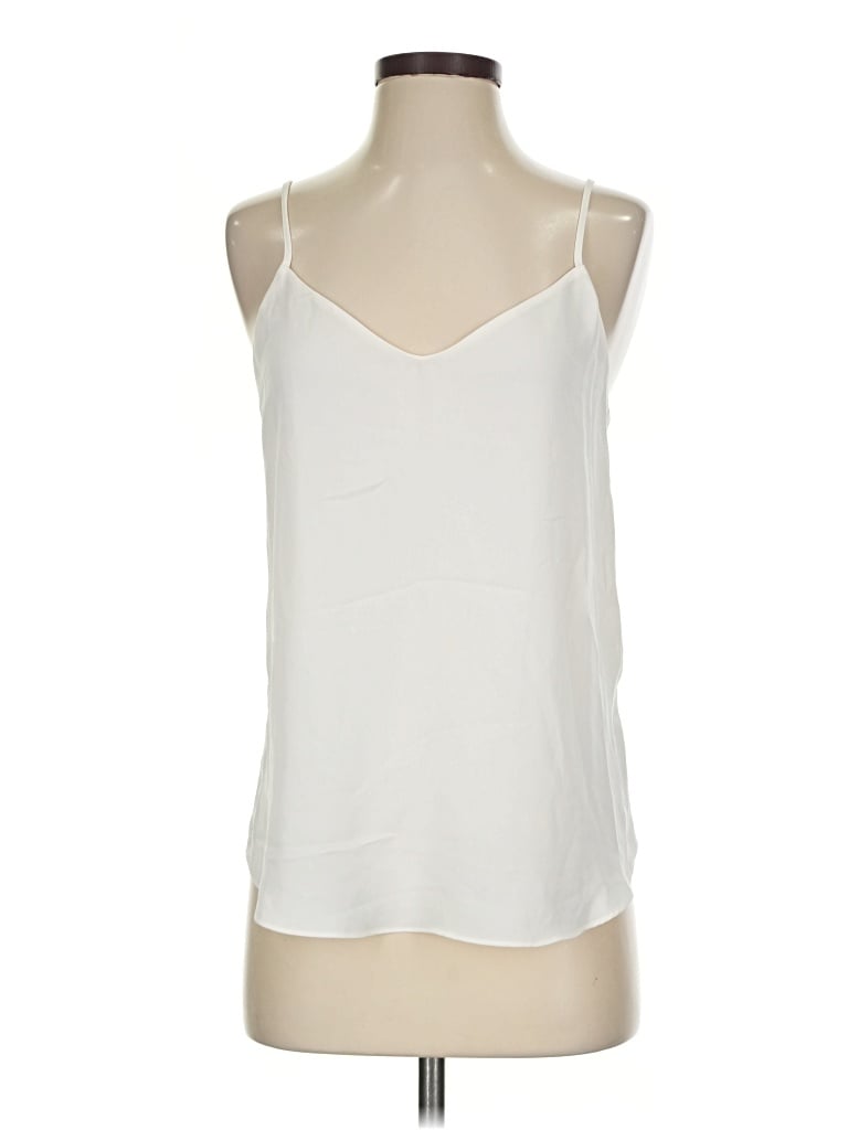 Jcrew Sleeveless Blouse In White