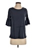 Green Envelope Gray 3/4 Sleeve Top Size S - photo 1
