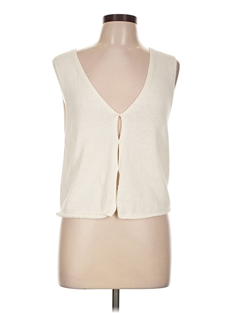 Pre-owned Wilfred Sweater Vest In Ivory