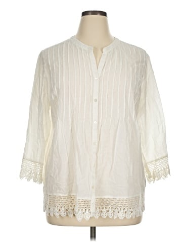 Intro 3/4 Sleeve Blouse (view 1)