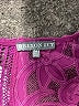Brixon Ivy 100% Polyester Purple Short Sleeve Blouse Size M - photo 7
