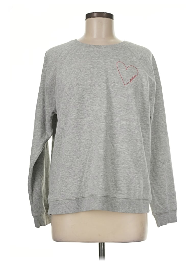 Pre-owned Peloton Sweatshirt In Gray