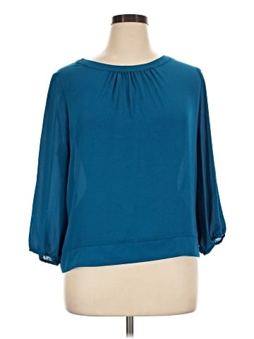 7th Avenue Design Studio New York & Company 3/4 Sleeve Blouse (view 1)