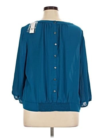 7th Avenue Design Studio New York & Company 3/4 Sleeve Blouse (view 2)