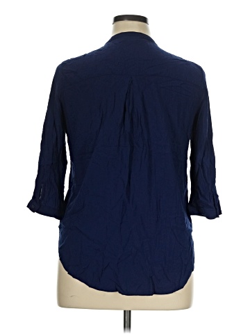 a.n.a. A New Approach 3/4 Sleeve Blouse (view 2)