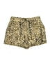 Zara Animal Print Gold Shorts Size S - photo 1