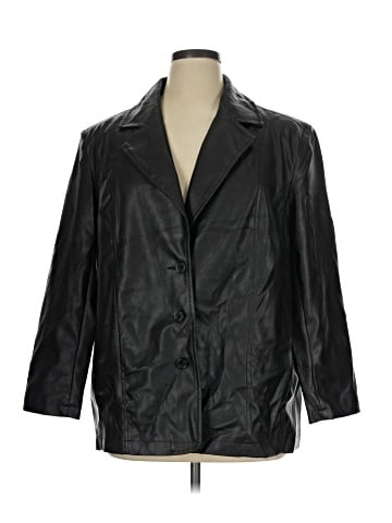 Mountain Lake Faux Leather Jacket (view 1)
