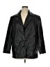 Mountain Lake 100% Polyester Black Faux Leather Jacket Size 1X - photo 1