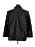 Mountain Lake 100% Polyester Black Faux Leather Jacket Size 1X - photo 2