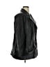 Mountain Lake 100% Polyester Black Faux Leather Jacket Size 1X - photo 4