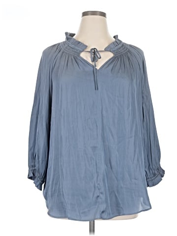 Carmen Carmen Marc Valvo 3/4 Sleeve Blouse (view 1)