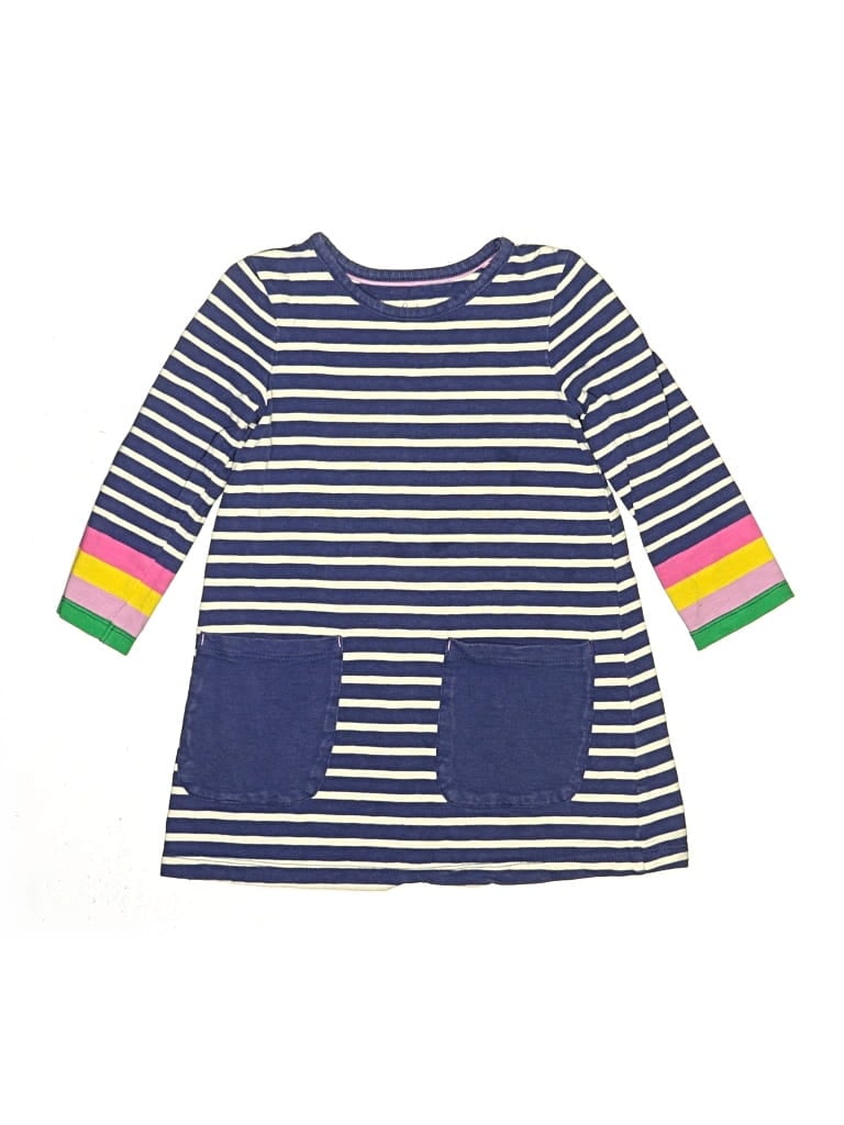 Pre-owned Mini Boden Kids' 3/4 Sleeve T-shirt In Blue