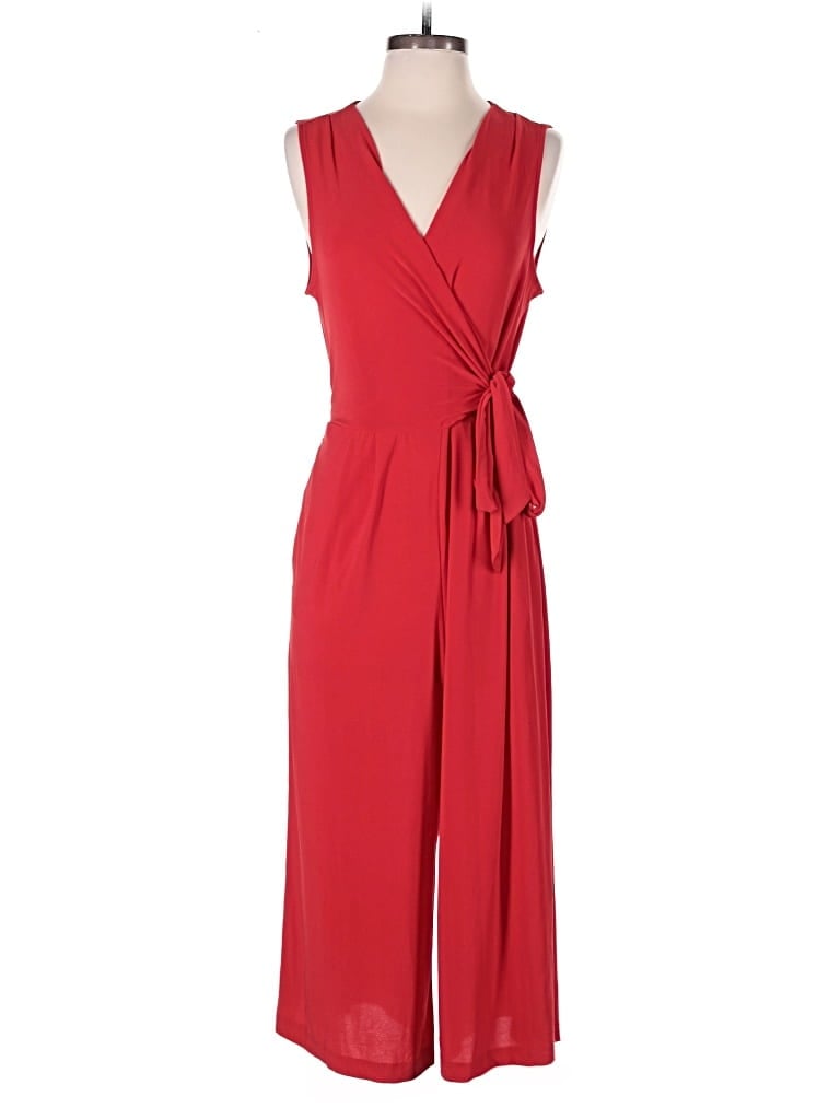 Pre-owned Emma & Michele Jumpsuit In Red