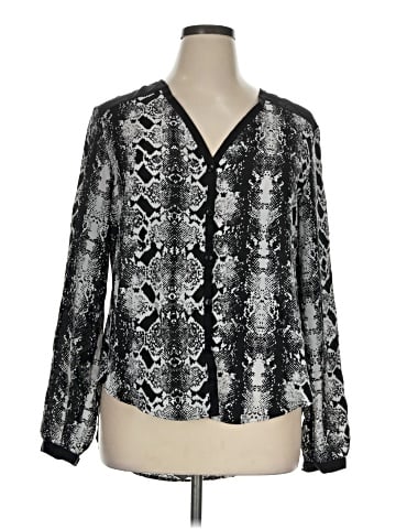 Sofia by Sofia Vergara Long Sleeve Blouse (view 1)