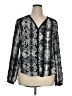 Sofia by Sofia Vergara 100% Polyester Silver Long Sleeve Blouse Size XL - photo 1