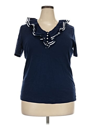 Lauren by Ralph Lauren Short Sleeve Top (view 1)