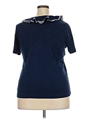 Lauren by Ralph Lauren Short Sleeve Top (view 2)