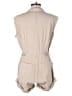 One Teaspoon 100% Cotton Solid Tan Romper Size XS - photo 2