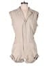 One Teaspoon 100% Cotton Solid Tan Romper Size XS - photo 1