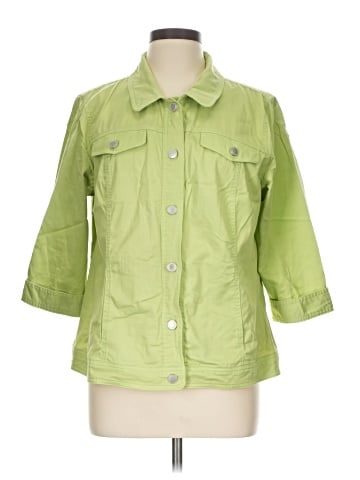 Christopher & Banks 3/4 Sleeve Button-Down Shirt (view 1)