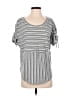 Daytrip Gray Short Sleeve Top Size S - photo 1