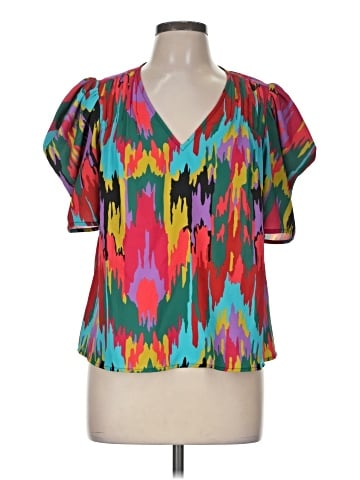 Crosby Short Sleeve Blouse (view 1)