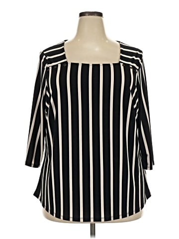 Adrianna Papell 3/4 Sleeve Blouse (view 1)