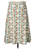 Lularoe Print Teal Casual Skirt Size L - photo 1