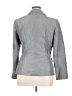 Emily... 100% Polyester Chevron-herringbone Gray Blazer Size 14 - photo 2