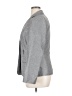 Emily... 100% Polyester Chevron-herringbone Gray Blazer Size 14 - photo 5