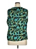 Notations 100% Polyester Teal Sleeveless Blouse Size XL - photo 2