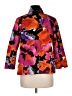 Laura Ashley Print Purple Jacket Size M - photo 2