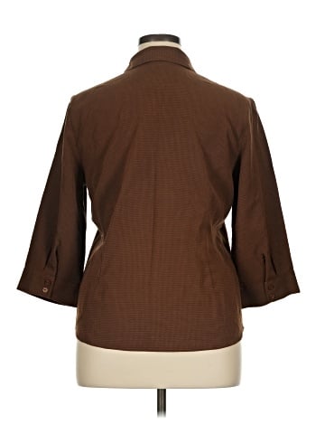 Christopher & Banks 3/4 Sleeve Blouse (view 2)