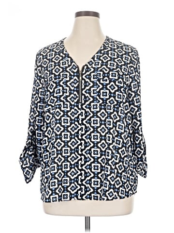 Cato 3/4 Sleeve Blouse (view 1)