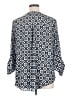 Cato 100% Polyester Blue 3/4 Sleeve Blouse Size XL - photo 2