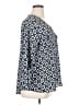 Cato 100% Polyester Blue 3/4 Sleeve Blouse Size XL - photo 4
